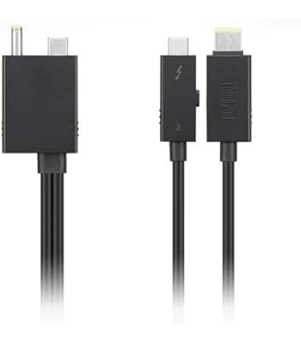 Amazon.com: Lenovo Thunderbolt 4 Workstation Dock Split Cable 0.7m